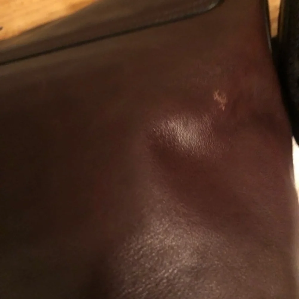 Coach brown leather men’s briefcase laptop travel business bag